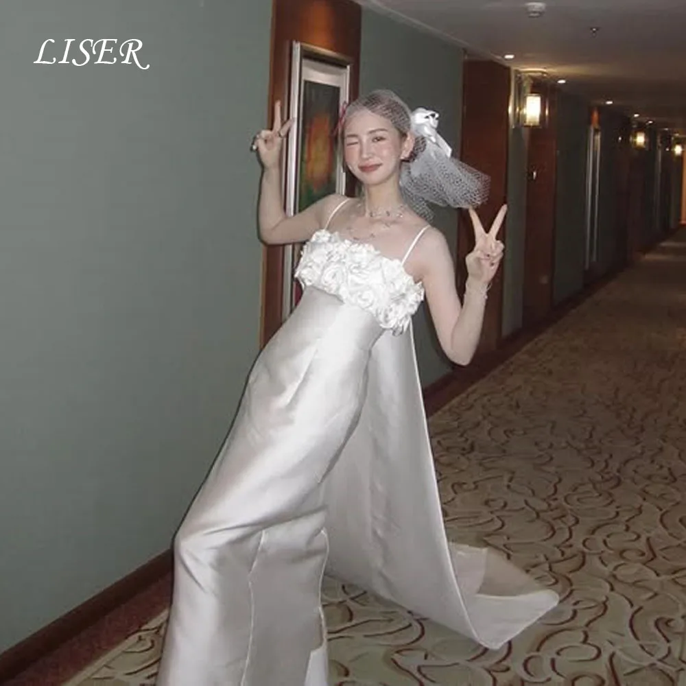 Liser Strapless A-Line Korea Wedding Dresses Silk Satin Flowers Photo Shoot Customized Elegant 결혼식 드레스 Bridal Gowns
Liser Strapless A-Line Korea Wedding Dresses Silk Satin Flowers Photo Shoot Customized Elegant 결혼식 드레스 Bridal Gowns