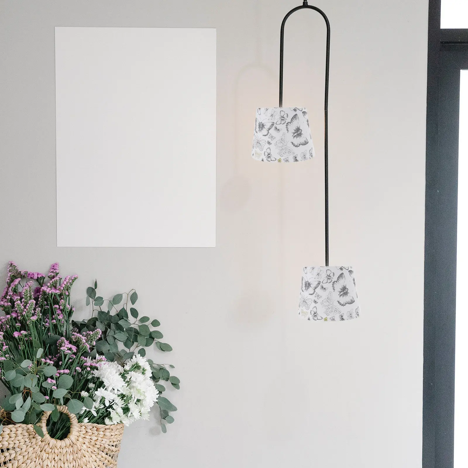 Butterfly Lamp Cloth Fabric Table Floor Printed Lamp Shades Bedside Desk Replacement Shade Cover Metal Structure
Butterfly Lamp Cloth Fabric Table Floor Printed Lamp Shades Bedside Desk Replacement Shade Cover Metal Structure