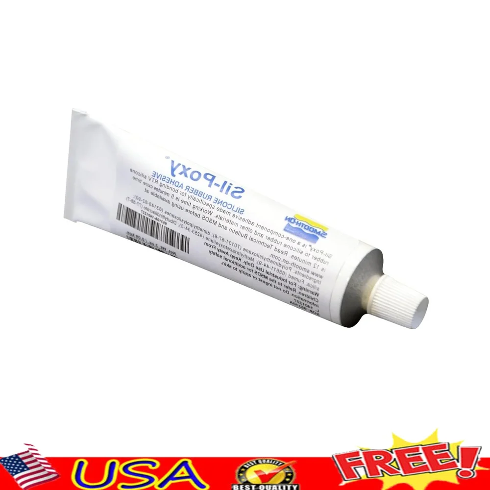 SIL-Poxy Silicone Rubber Adhesive 3oz Versatile Strong Flexible Weather Resistant Skin Safe Easy to Use Liquid Glass Ceramic
SIL-Poxy Silicone Rubber Adhesive 3oz Versatile Strong Flexible Weather Resistant Skin Safe Easy to Use Liquid Glass Ceramic
