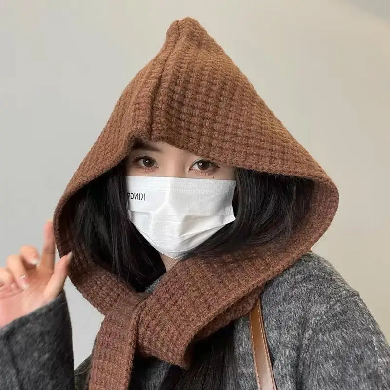 Hot Knitted Beanies Cap For Men&Women Winter Balaclava Scarf Hats Unisex Hooded Hat Neck Collar Scarf Cap One-Piece Neck Collar
Hot Knitted Beanies Cap For Men&Women Winter Balaclava Scarf Hats Unisex Hooded Hat Neck Collar Scarf Cap One-Piece Neck Collar