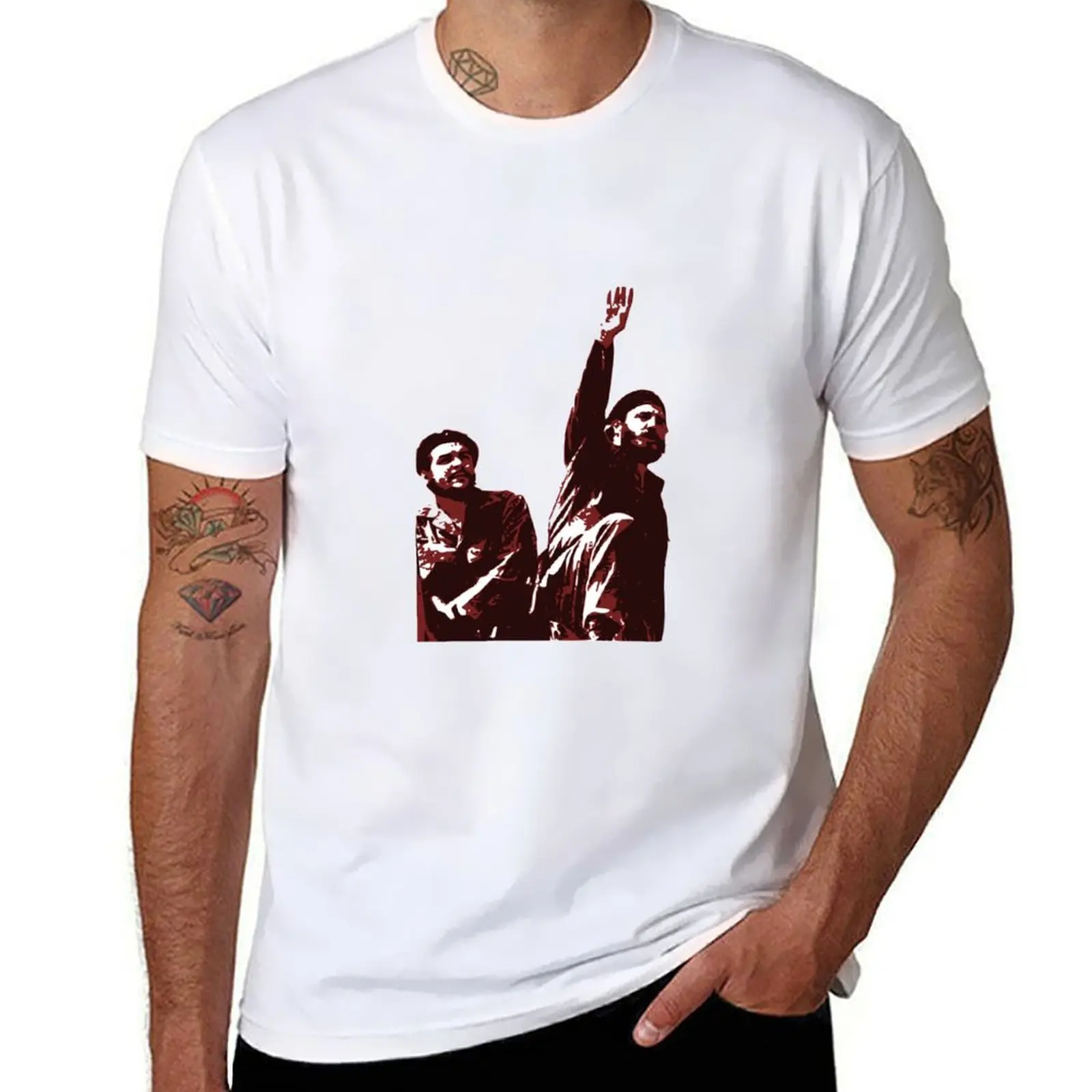 Che Guevare & Fidel Castro T-Shirt Urban Style Print T-Shirt
Che Guevare & Fidel Castro T-Shirt Urban Style Print T-Shirt