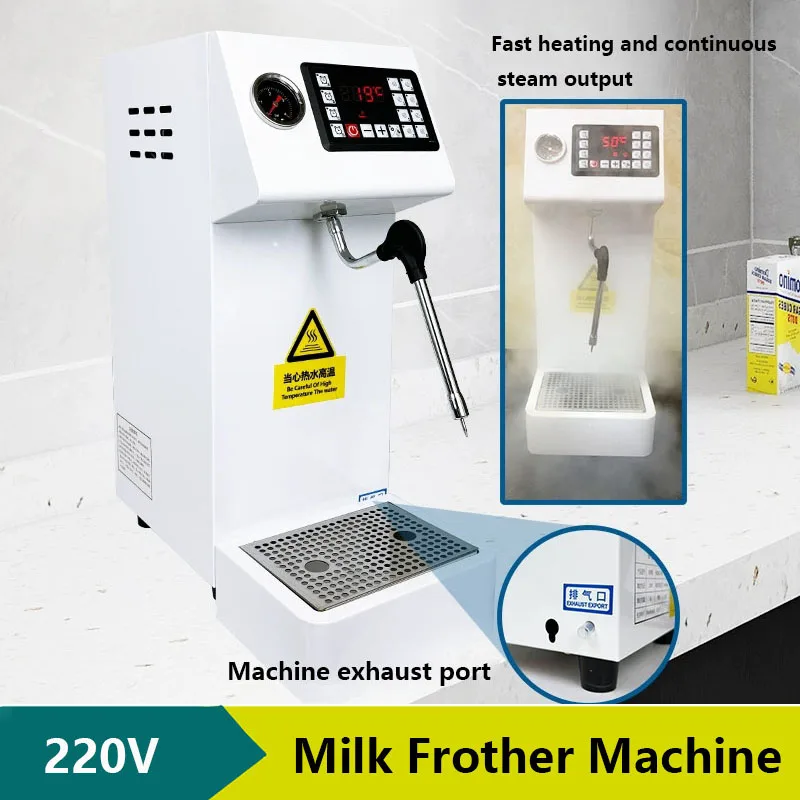 Automatic Electric Steam Milk Foam Machine Timing New Milk Frother Machine Constant Temperature 220v Milk Bubble Machine
Automatic Electric Steam Milk Foam Machine Timing New Milk Frother Machine Constant Temperature 220v Milk Bubble Machine