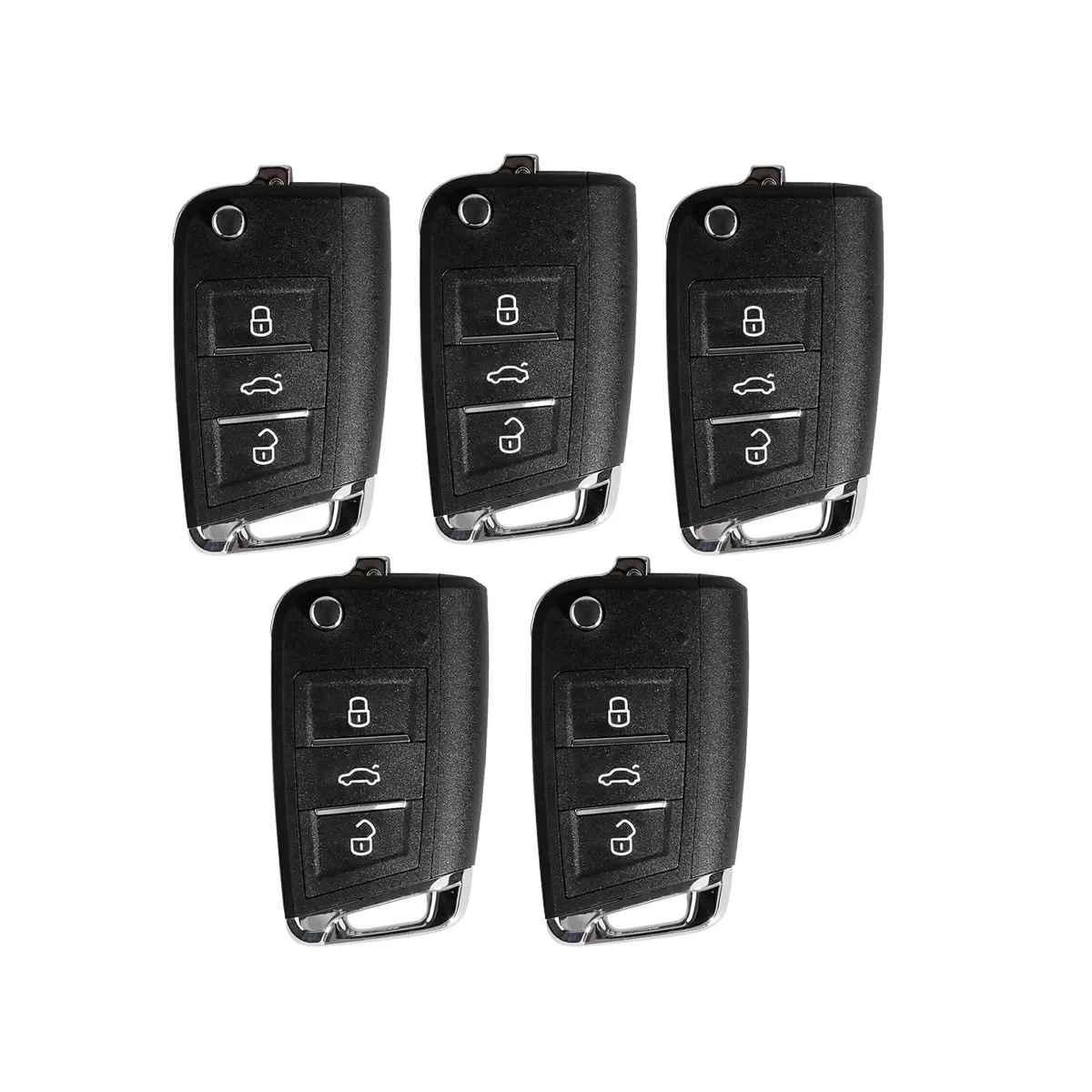 For Xhorse XKMQB1EN Universal Wire Remote Key Fob Flip 3 Button for VW MQB Style for VVDI Key Tool 5Pcs/Lot
For Xhorse XKMQB1EN Universal Wire Remote Key Fob Flip 3 Button for VW MQB Style for VVDI Key Tool 5Pcs/Lot