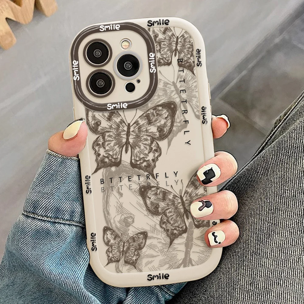 Butterfly Phone Case For iPhone 15 Case Funda iPhone 13 11 12 14 16 Pro Max XR XS X 6 7 8 Plus SE Shockproof Glossy Soft Cover
Butterfly Phone Case For iPhone 15 Case Funda iPhone 13 11 12 14 16 Pro Max XR XS X 6 7 8 Plus SE Shockproof Glossy Soft Cover
