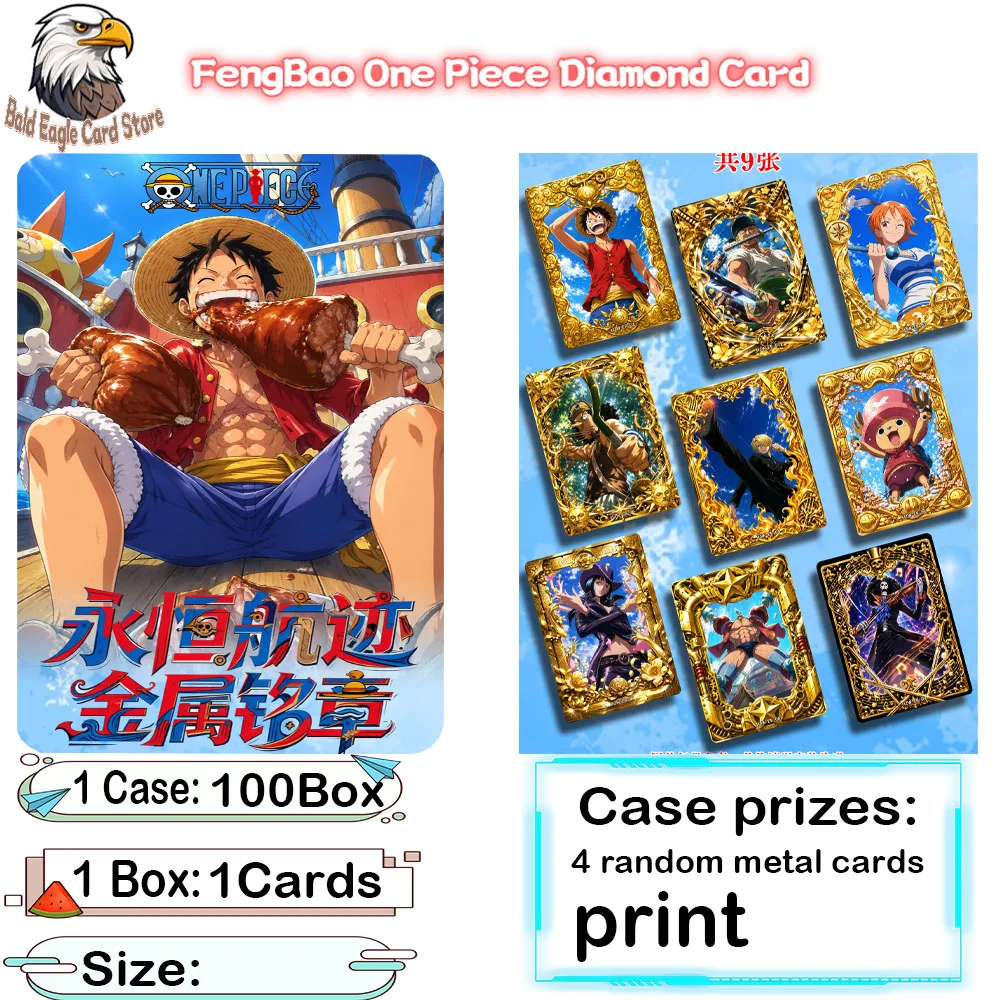 2026 Wholesale Newest FengBao One Piece Collection Card Diamond Ticket Metal Diamond Card New Year Gift
2026 Wholesale Newest FengBao One Piece Collection Card Diamond Ticket Metal Diamond Card New Year Gift