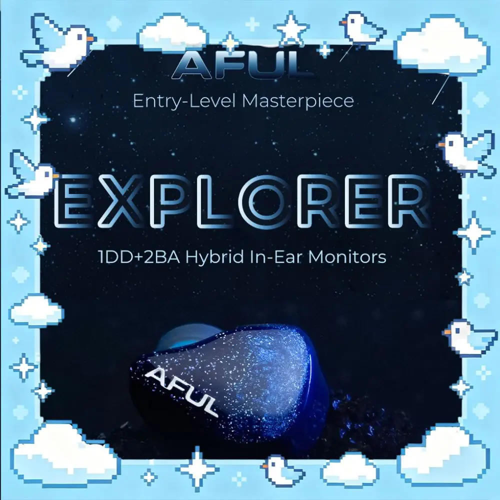 Наушники AFUL Explorer E3 1DD+2BA, гибридные внутриканальные мониторы, проводные аудиофильские наушники с гибридными драйверами, спортивные Hi-Fi наушники, подарок
Наушники AFUL Explorer E3 1DD+2BA, гибридные внутриканальные мониторы, проводные аудиофильские наушники с гибридными драйверами, спортивные Hi-Fi наушники, подарок