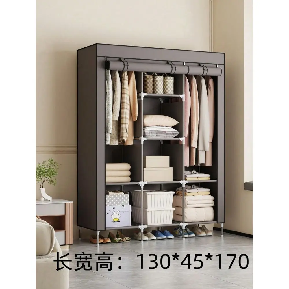 MultiFunctional Layered Portable Wardrobe, Easy Assembly, Large Capacity, Bedroom DustProof Storage Cabinet, SpaceSaving, Simpl
MultiFunctional Layered Portable Wardrobe, Easy Assembly, Large Capacity, Bedroom DustProof Storage Cabinet, SpaceSaving, Simpl