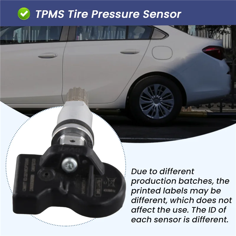 26213475 26334612 26689967 TPMS Tire Pressure Sensor Monitoring System 433Mhz For Buick Excelle 2015-2023
26213475 26334612 26689967 TPMS Tire Pressure Sensor Monitoring System 433Mhz For Buick Excelle 2015-2023