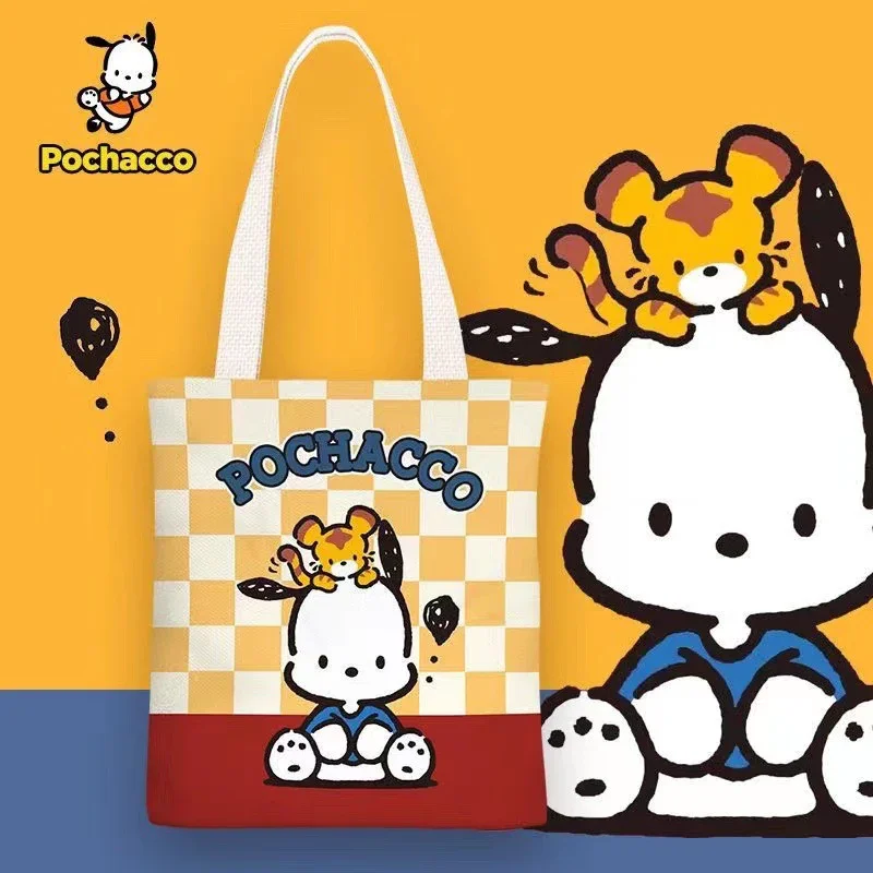 Маленькая Холщовая Сумка через плечо Sanrio Pacha с собакой, сумка, рюкзак, милый мультяшный анимационный рюкзак для студентов, офиса, летней девушки
Маленькая Холщовая Сумка через плечо Sanrio Pacha с собакой, сумка, рюкзак, милый мультяшный анимационный рюкзак для студентов, офиса, летней девушки