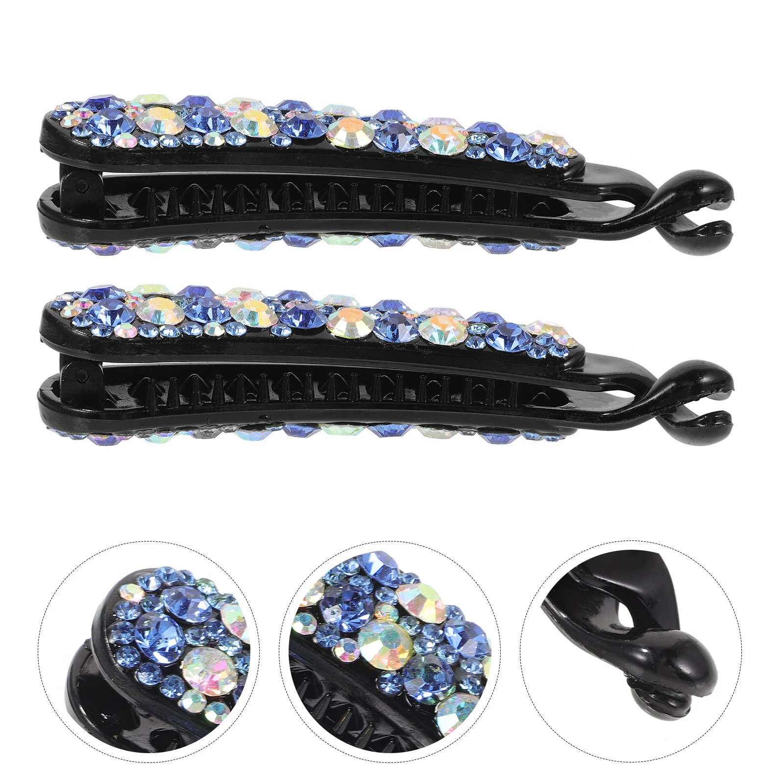 2Pcs Banana Clips for Thick Fine Hair Rhinestone Adorned Elegant Styling Accessories Women Ponytail Holders Durable Gifts
2Pcs Banana Clips for Thick Fine Hair Rhinestone Adorned Elegant Styling Accessories Women Ponytail Holders Durable Gifts