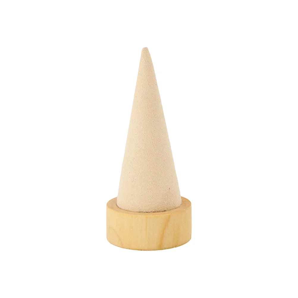 Cone Shape Ring Holder Wooden Display Organizer Small Space-Saving Decor For Bedroom Bathroom Store Showcase Ring Display
Cone Shape Ring Holder Wooden Display Organizer Small Space-Saving Decor For Bedroom Bathroom Store Showcase Ring Display