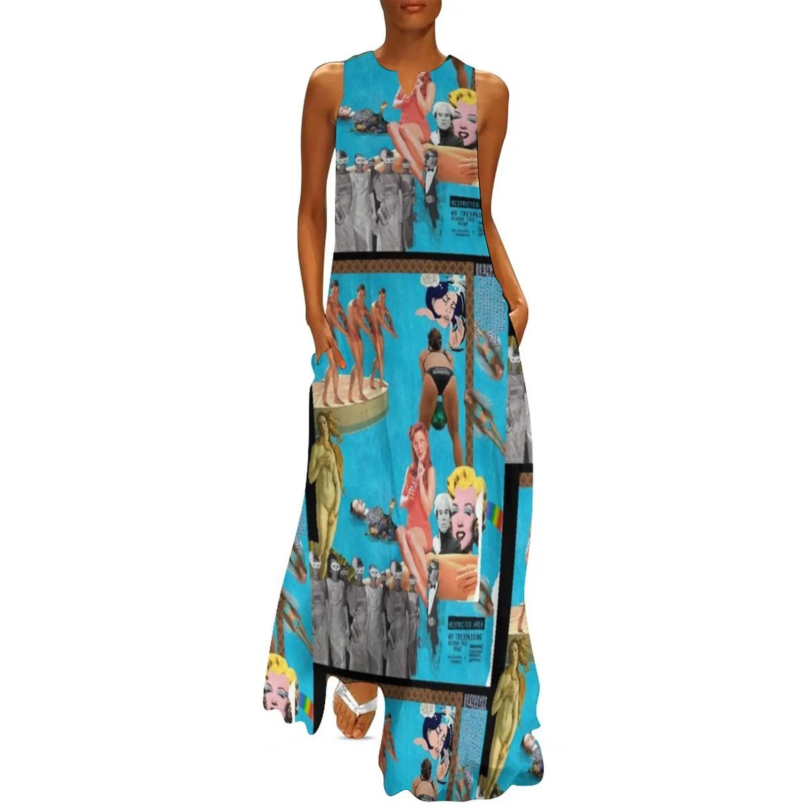 Andy Warhol's Pool Party Long Dress long sleeve dresses Dress women dress summer Women's clothing
Andy Warhol's Pool Party Long Dress long sleeve dresses Dress women dress summer Women's clothing