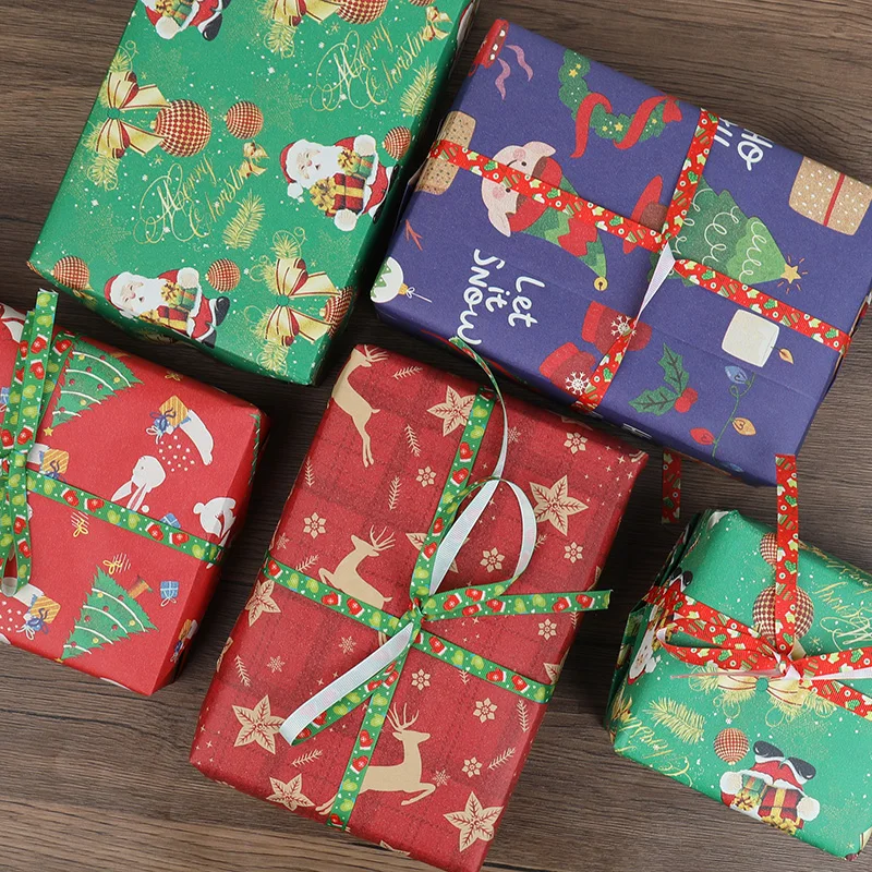 Christmas Gift Wrapping Paper Flower Bouquet Packing Kraft Paper DIY Crafts Paper Home Christmas New Year Party Packaging Decora
Christmas Gift Wrapping Paper Flower Bouquet Packing Kraft Paper DIY Crafts Paper Home Christmas New Year Party Packaging Decora