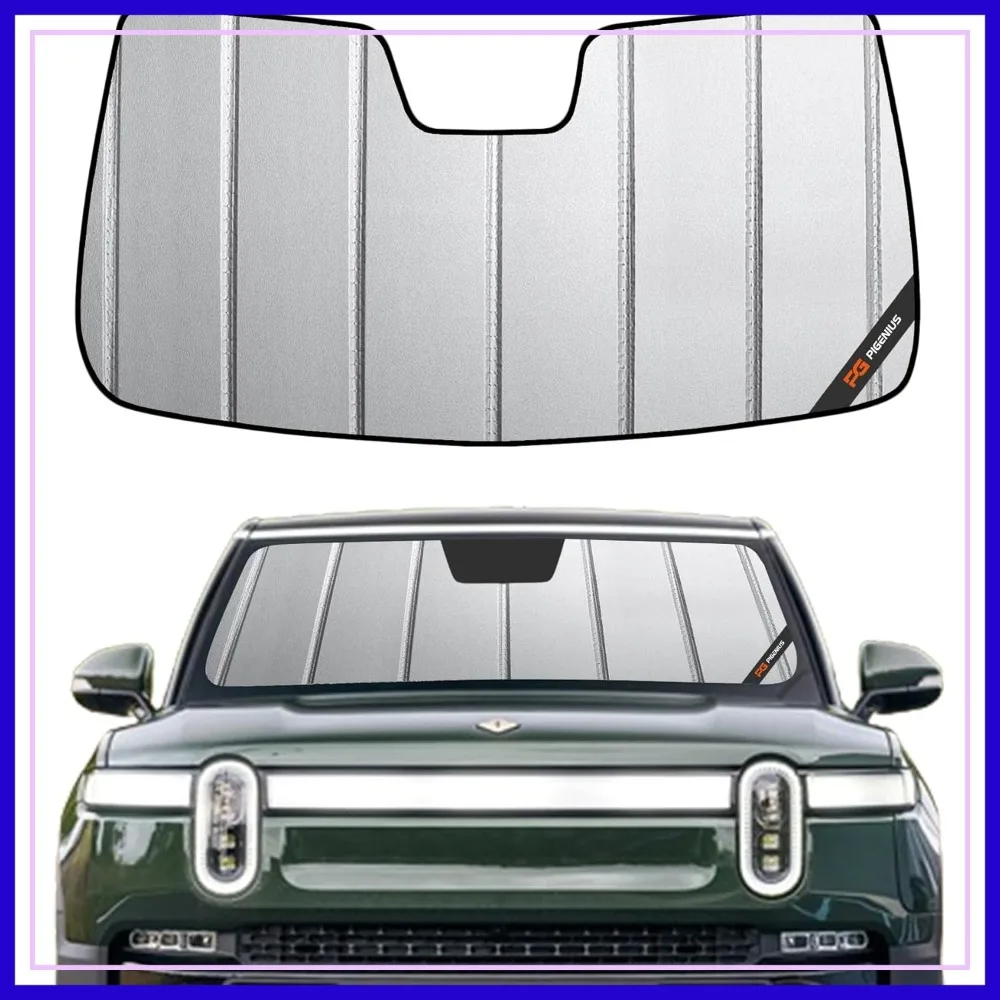 Custom Windshield Sunshade for Rivian R1S/R1T 2022-2026, Front Window Shade - Safeguard
Custom Windshield Sunshade for Rivian R1S/R1T 2022-2026, Front Window Shade - Safeguard
