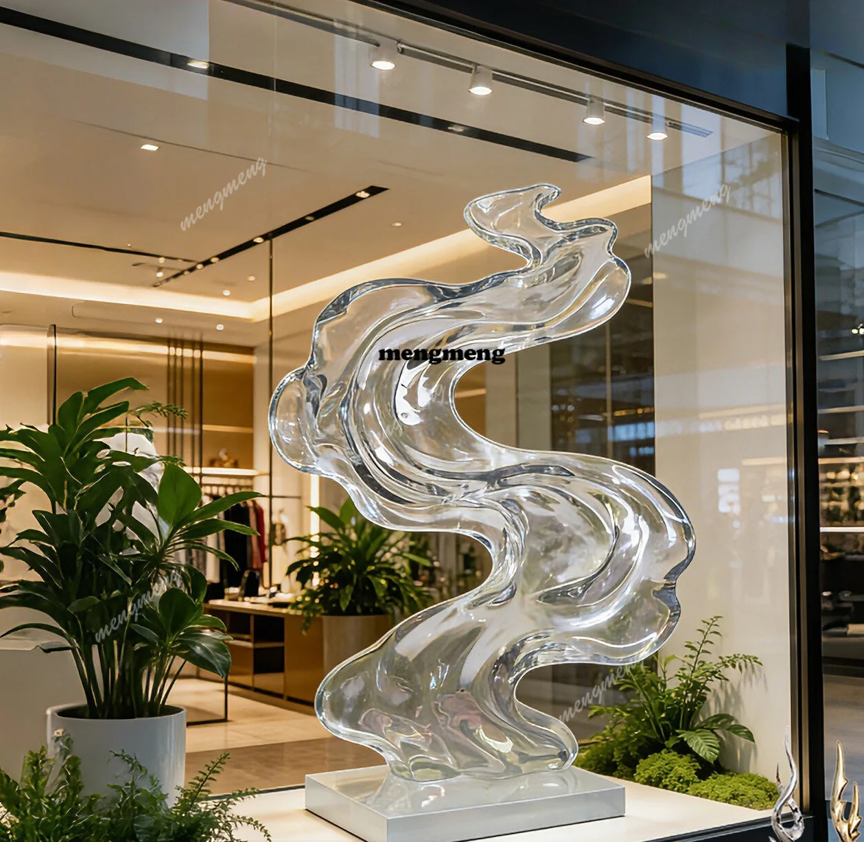 Modern Abstract Ornament Hotel Lobby Villa Stairs Corner Sales Office Entrance Floor-to-ceiling large resin sculpture
Modern Abstract Ornament Hotel Lobby Villa Stairs Corner Sales Office Entrance Floor-to-ceiling large resin sculpture