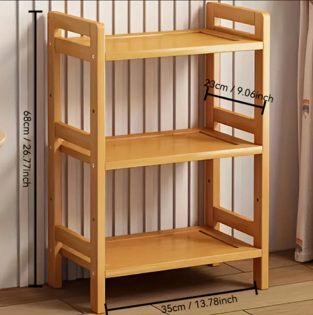 3 Layer Bamboo Storage Rack-Multi-Functional Vertical Organizer,Durable & Space-Saving For Kitchen,Bathroom,Living Room,Bedroom
3 Layer Bamboo Storage Rack-Multi-Functional Vertical Organizer,Durable & Space-Saving For Kitchen,Bathroom,Living Room,Bedroom