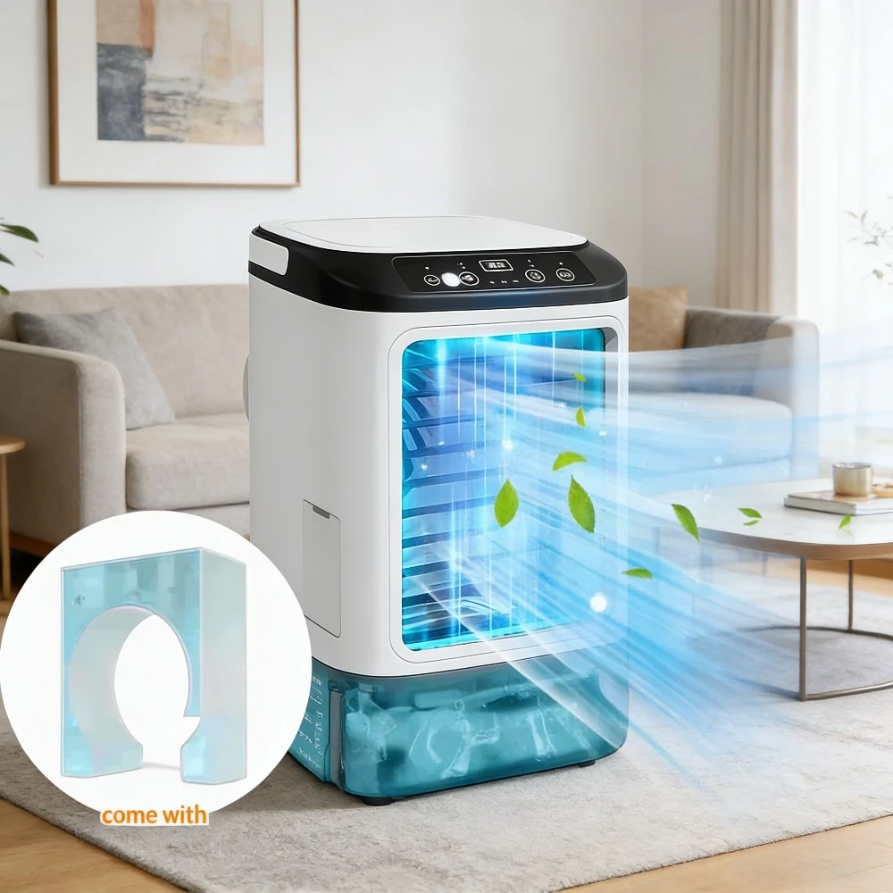 Compact Personal Air Cooling Fan Double Mist Edition USB Supply 3 Wind Modes Small Cooling Fan With Cooling Box For Bedroom Desk
Compact Personal Air Cooling Fan Double Mist Edition USB Supply 3 Wind Modes Small Cooling Fan With Cooling Box For Bedroom Desk
