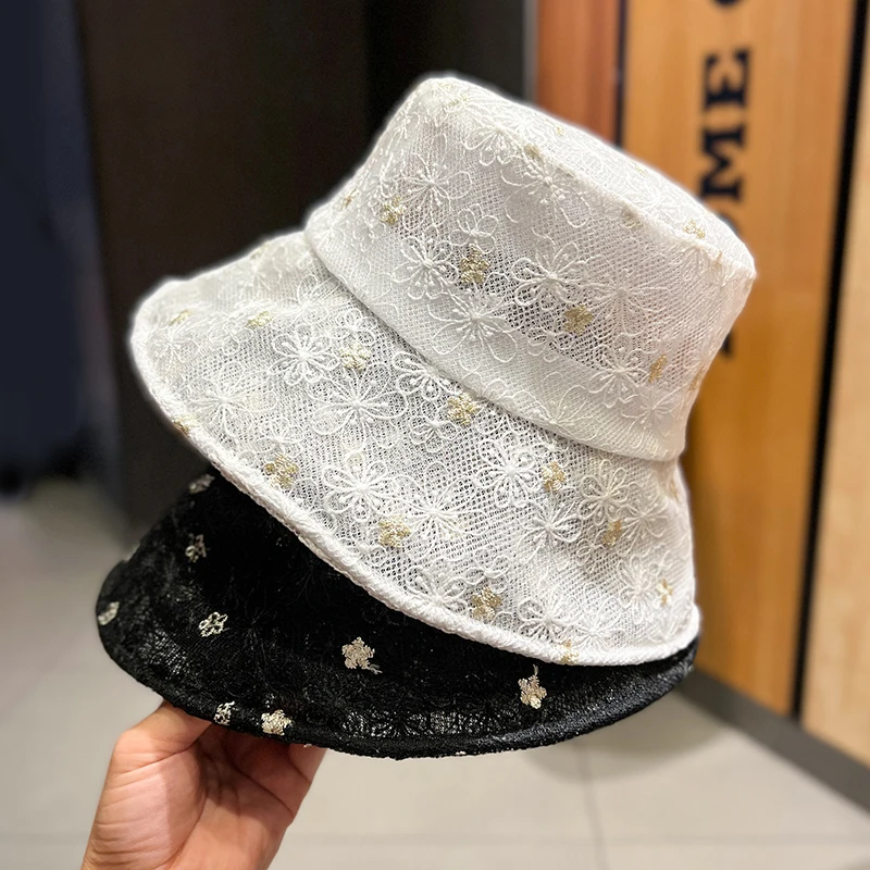 Lace Mesh Fisherman Hat Ladies Summer Thin Breathable Sun Hat Outdoor Outing Beach Cap Street Shooting Fashion All-match Pot Hat
Lace Mesh Fisherman Hat Ladies Summer Thin Breathable Sun Hat Outdoor Outing Beach Cap Street Shooting Fashion All-match Pot Hat