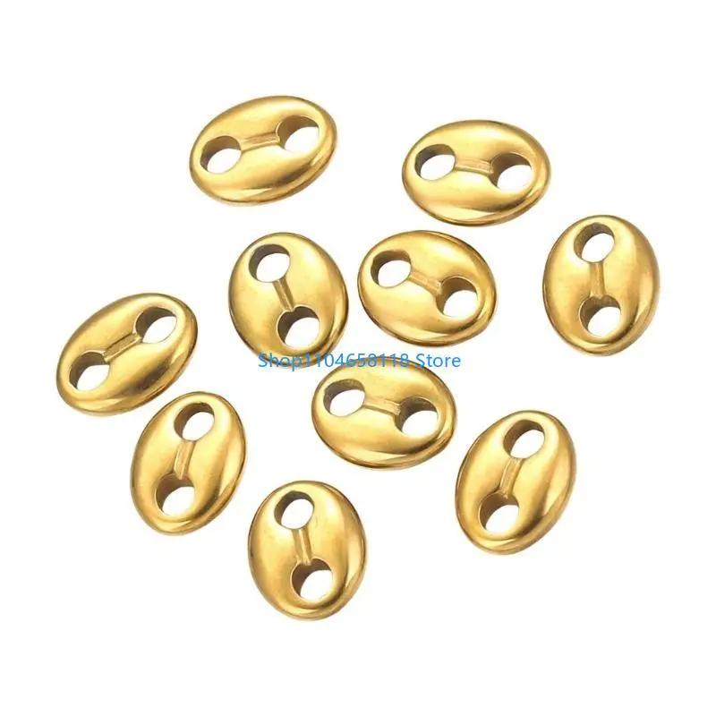 10 шт., разъем для овальных бусин из нержавеющей стали для ожерелья, браслета, принадлежности для бисероплетения
10 шт., разъем для овальных бусин из нержавеющей стали для ожерелья, браслета, принадлежности для бисероплетения