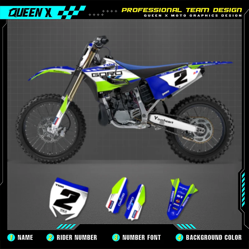 Наборы наклеек с графикой для мотоцикла Queen X MOTOR для YAMAHA YZ125 YZ250 2015 2016 2017 2018 2019-2021 YZ250X 2016-2021
Наборы наклеек с графикой для мотоцикла Queen X MOTOR для YAMAHA YZ125 YZ250 2015 2016 2017 2018 2019-2021 YZ250X 2016-2021