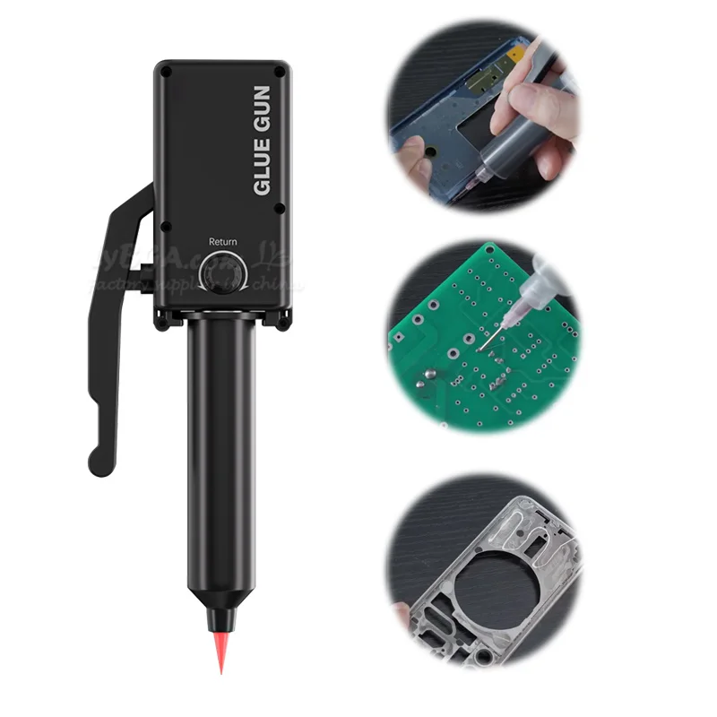 LY-TBK-006 Electric Glue Gun Dispenser Tools Customized Intelligent Suction No Glue Dripping for LCD Screen Frame Bonding
LY-TBK-006 Electric Glue Gun Dispenser Tools Customized Intelligent Suction No Glue Dripping for LCD Screen Frame Bonding