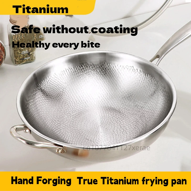 Сковорода из чистого титана, титановая сковорода без покрытия, сковорода с антипригарным покрытием, кованая домашняя сковорода с плоским дном
Сковорода из чистого титана, титановая сковорода без покрытия, сковорода с антипригарным покрытием, кованая домашняя сковорода с плоским дном