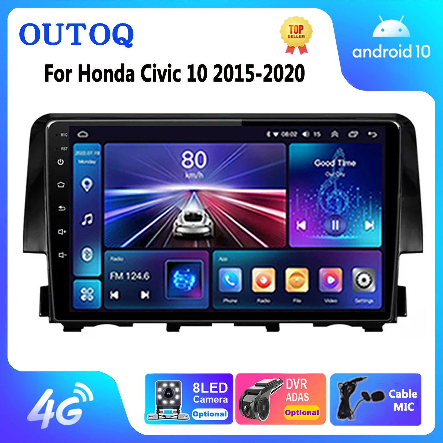 Автомагнитола на Android, мультимедийный видеоплеер, навигация, стерео для Honda Civic 10 FC FK 2015 - 2020 GPS Carplay 4G WiFi
Автомагнитола на Android, мультимедийный видеоплеер, навигация, стерео для Honda Civic 10 FC FK 2015 - 2020 GPS Carplay 4G WiFi
