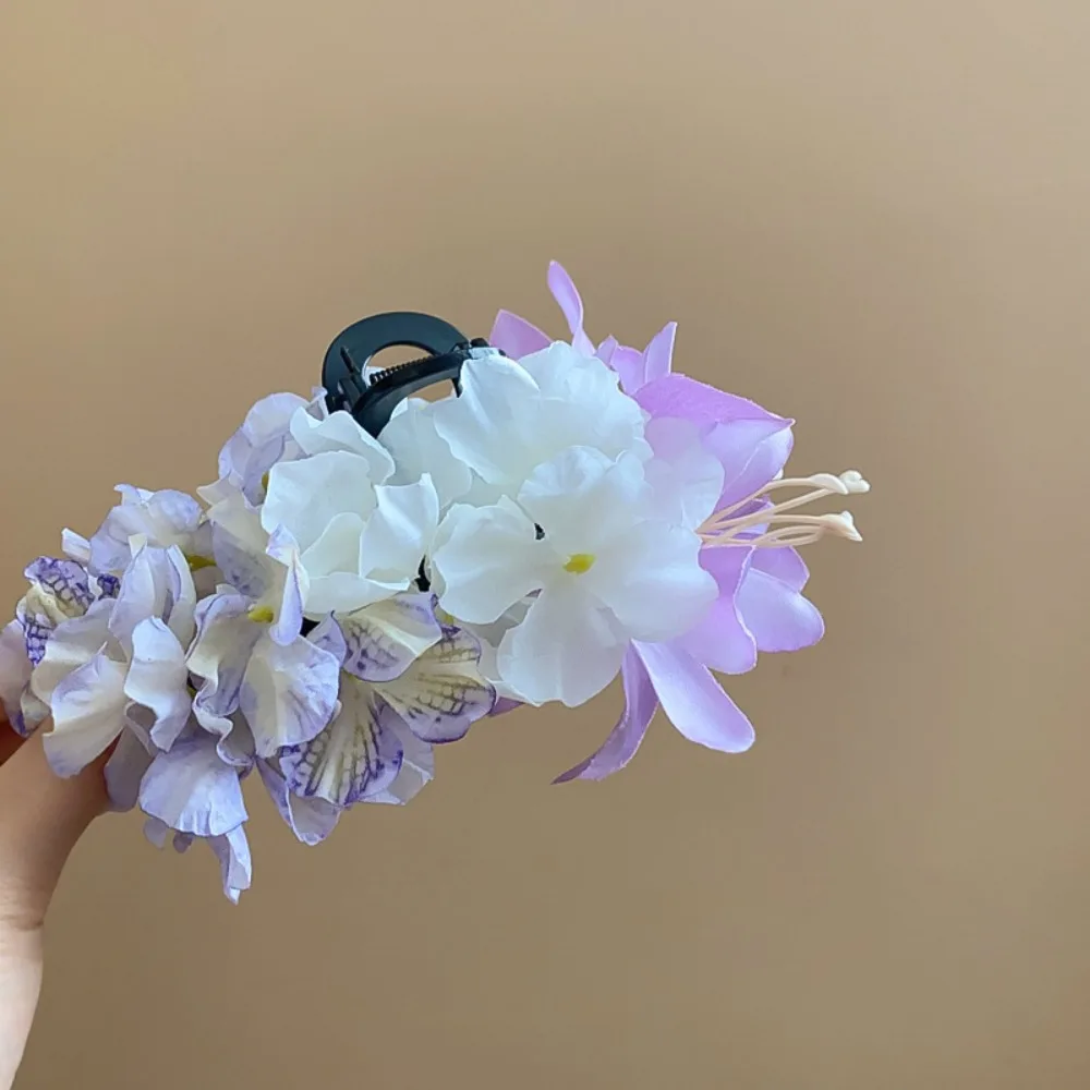 Sweet Simulation Flower Hair Claw Elegant Seaside Vacation Headwear Bohemia Barrettes Ponytail Clip Cloth Hair Crab Clip
Sweet Simulation Flower Hair Claw Elegant Seaside Vacation Headwear Bohemia Barrettes Ponytail Clip Cloth Hair Crab Clip