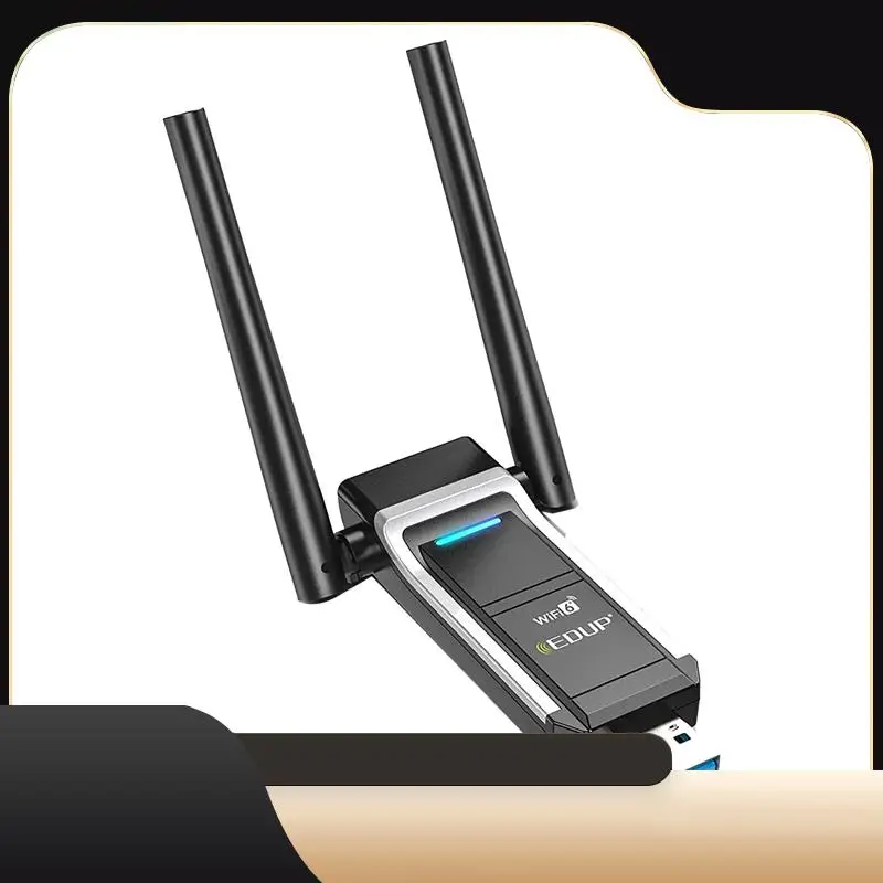 Адаптер EDUP AX1800M USB WIFI 6 Компонент 802.11Ax для ПК, USB 3.0 Wi-Fi-ключ 5 ГГц/2,4 ГГц Беспроводной сетевой адаптер с высоким коэффициентом усиления-
Адаптер EDUP AX1800M USB WIFI 6 Компонент 802.11Ax для ПК, USB 3.0 Wi-Fi-ключ 5 ГГц/2,4 ГГц Беспроводной сетевой адаптер с высоким коэффициентом усиления-