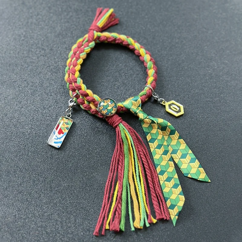 Demon Slayer аниме косплей браслет набор мультфильм тканый орнамент аксессуар 14-16 см ручная окружность талисман подарок для фанатов
Demon Slayer аниме косплей браслет набор мультфильм тканый орнамент аксессуар 14-16 см ручная окружность талисман подарок для фанатов