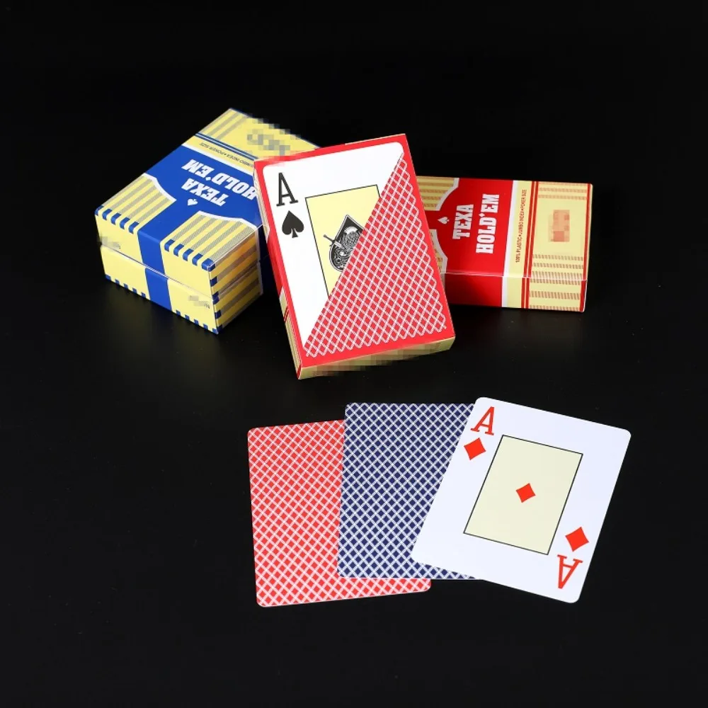 Durable Waterproof Playing Card PVC Plastic Smooth Poker Club Cards Scrub Large Font Texas Hold'em for All Poker Games
Durable Waterproof Playing Card PVC Plastic Smooth Poker Club Cards Scrub Large Font Texas Hold'em for All Poker Games