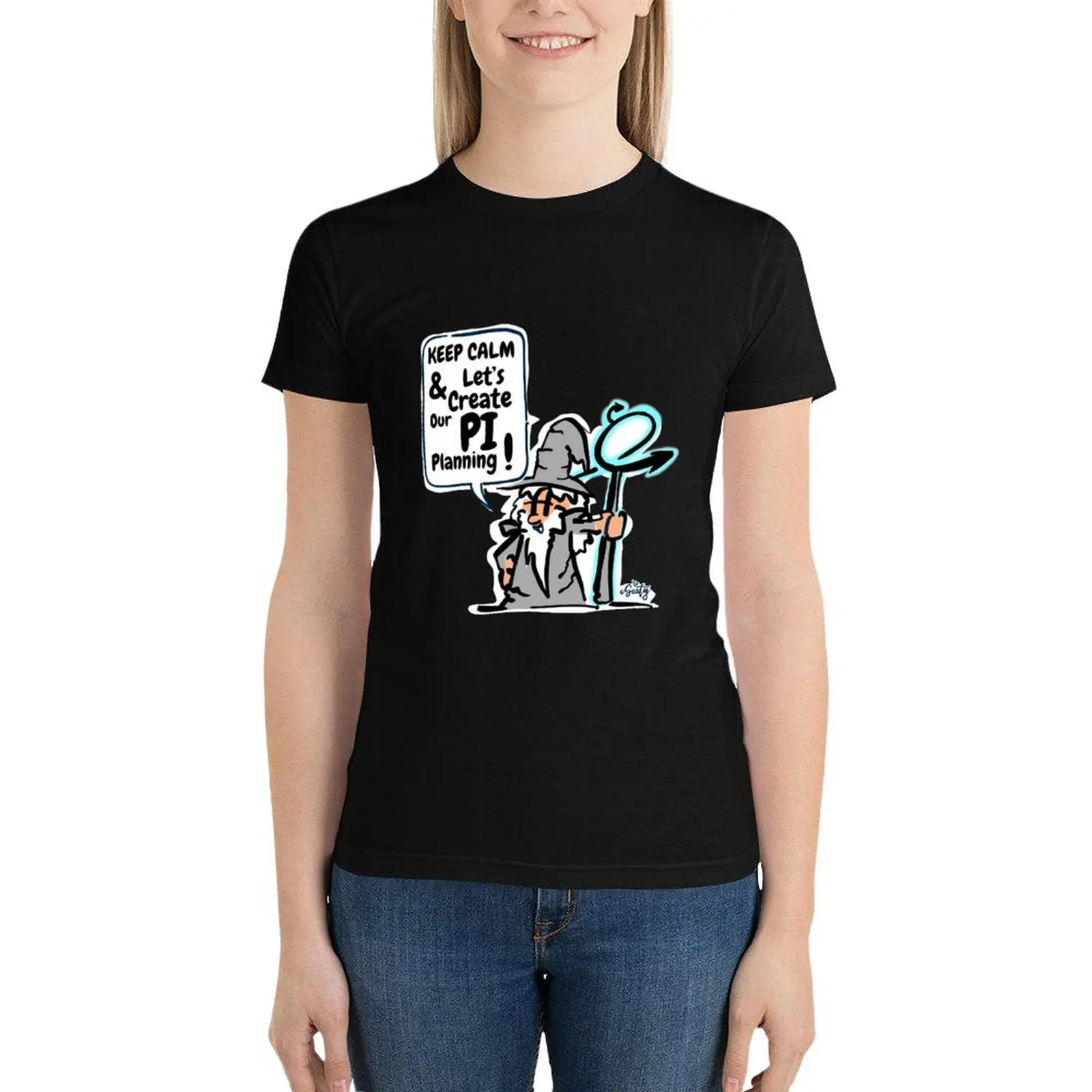 Keep Calm PI planning T-Shirt graphics Female clothing funny cute clothes workout t shirts for Women
Keep Calm PI planning T-Shirt graphics Female clothing funny cute clothes workout t shirts for Women