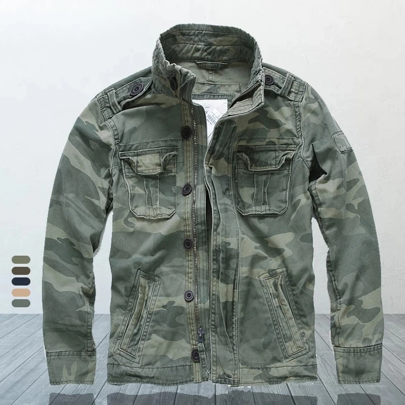 2026 New High Grade Men's Jackets Pure Cotton Multiple Pockets Camouflage Tooling Jacket Men Clothing Casual Jacket Coat
2026 New High Grade Men's Jackets Pure Cotton Multiple Pockets Camouflage Tooling Jacket Men Clothing Casual Jacket Coat
