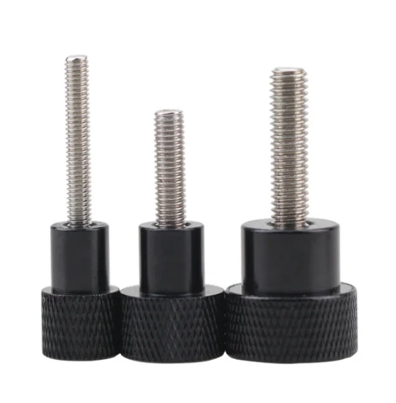 High-head knurled aluminum alloy hand screws
High-head knurled aluminum alloy hand screws