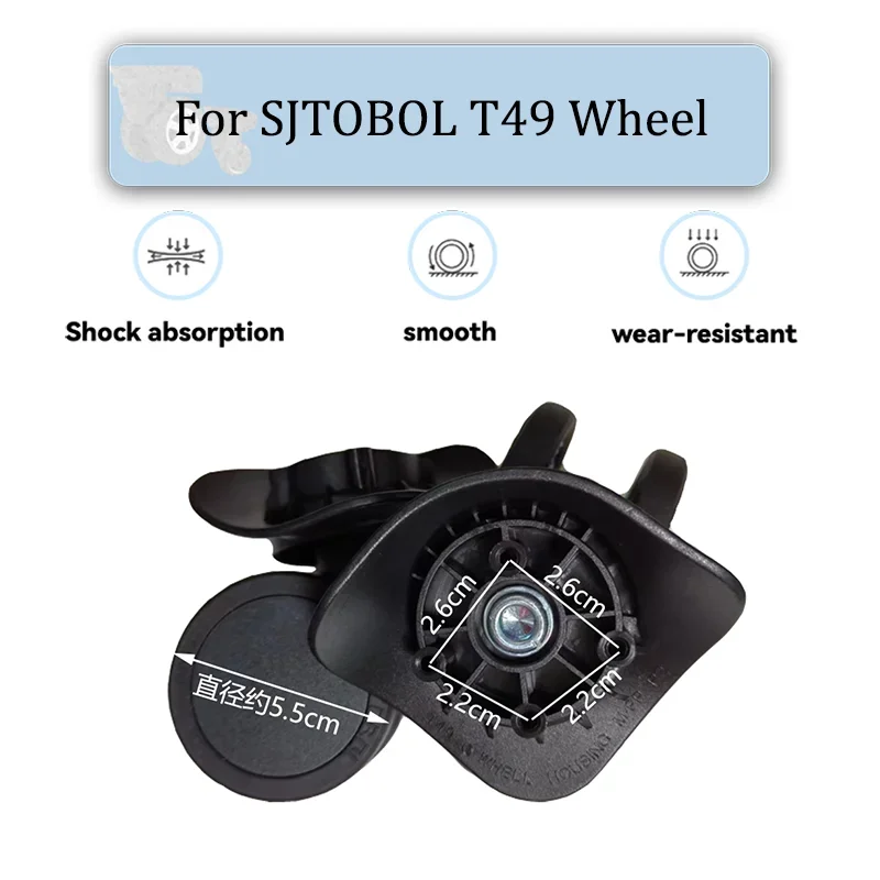 For SJTOBOL T49 Universal Wheel Replacement Easy to Install Travel Luggage Wheel Accessories Push And Pull Smooth Silent Wear
For SJTOBOL T49 Universal Wheel Replacement Easy to Install Travel Luggage Wheel Accessories Push And Pull Smooth Silent Wear