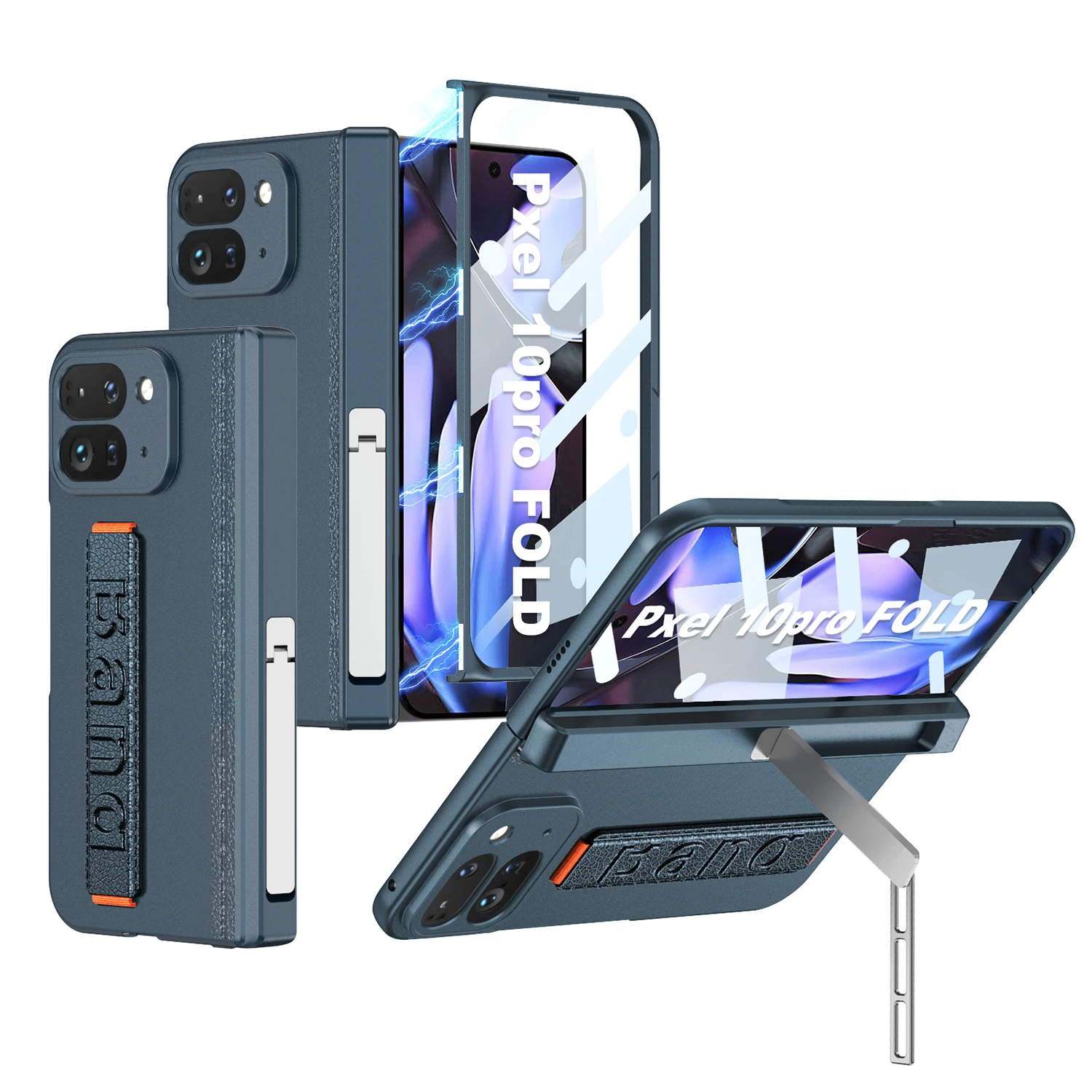 Magnetic Hinge Stand All-included Case Wrist strap Armor Screen Glass Cover For Pixel 10 Pro Fold Case
Magnetic Hinge Stand All-included Case Wrist strap Armor Screen Glass Cover For Pixel 10 Pro Fold Case