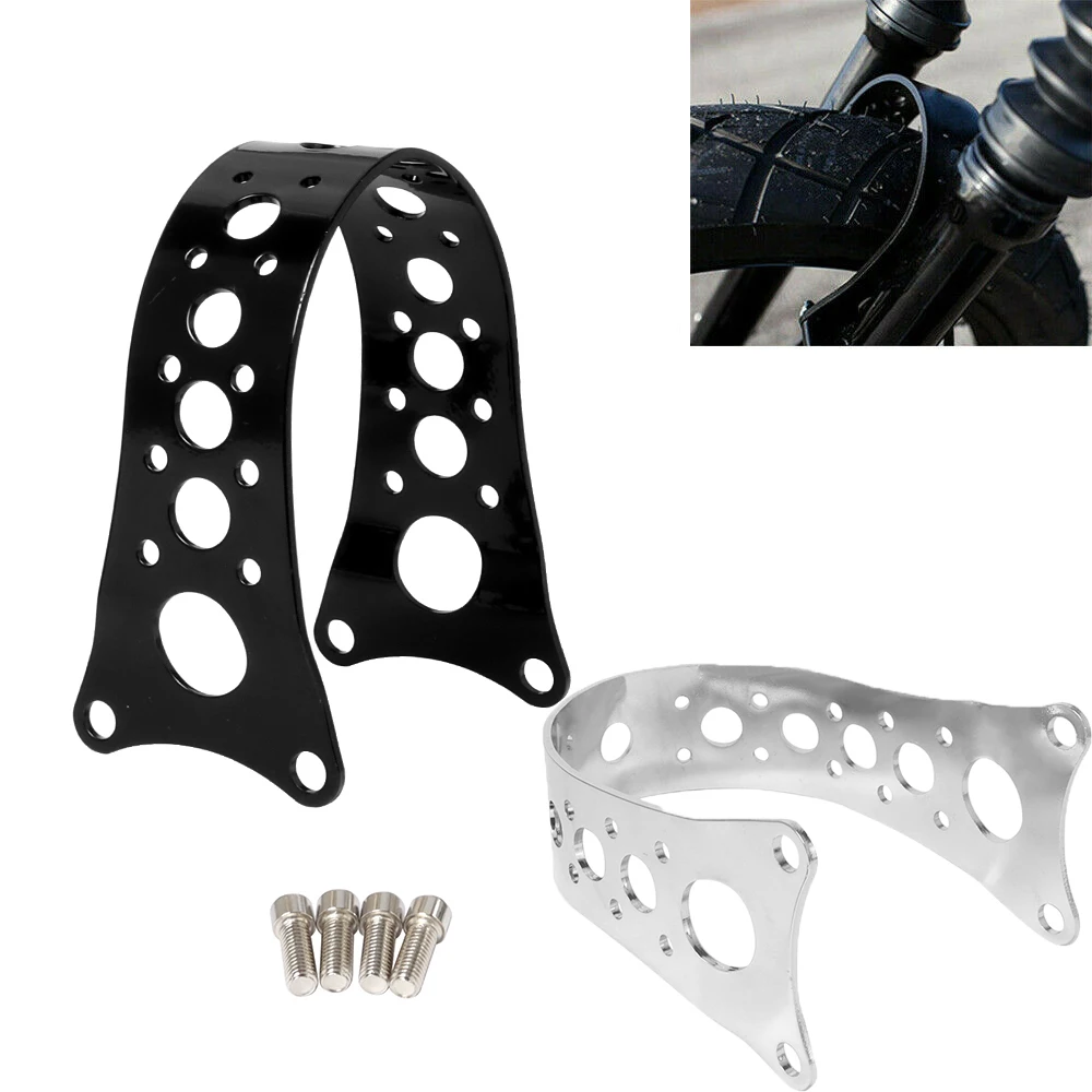 Motorcycle Front Fork Fender Brace Tracker Narrow For Harley Sportster Iron XL 883 1200 Dyna Low Rider Super Glide Seventy-Two
Motorcycle Front Fork Fender Brace Tracker Narrow For Harley Sportster Iron XL 883 1200 Dyna Low Rider Super Glide Seventy-Two