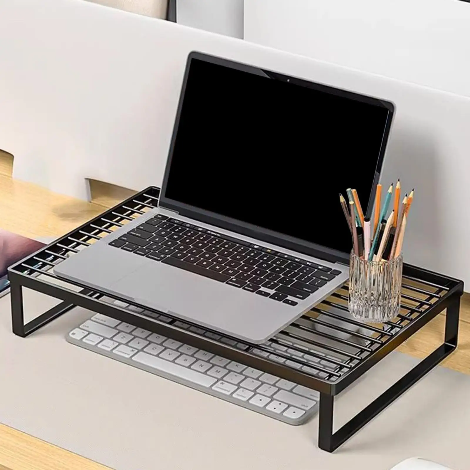 Computer Monitor Stand Storage Rack Multifunctional with Cooling Holes Desktop Monitor Riser for Kitchen Home Study Room Office
Computer Monitor Stand Storage Rack Multifunctional with Cooling Holes Desktop Monitor Riser for Kitchen Home Study Room Office