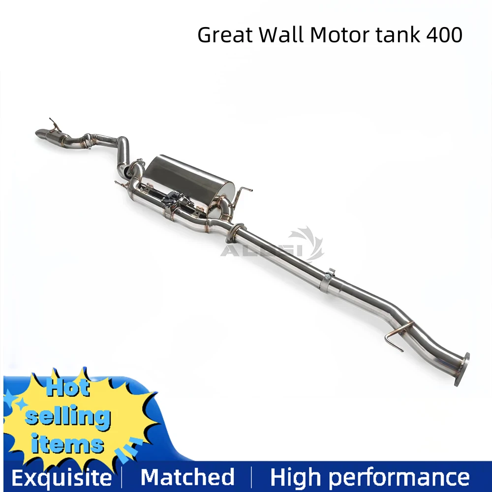 Stainless steel valve exhaust pipe for Great Wall Motor tank 400 cat-back exhaust system muffler modification racing performance
Stainless steel valve exhaust pipe for Great Wall Motor tank 400 cat-back exhaust system muffler modification racing performance