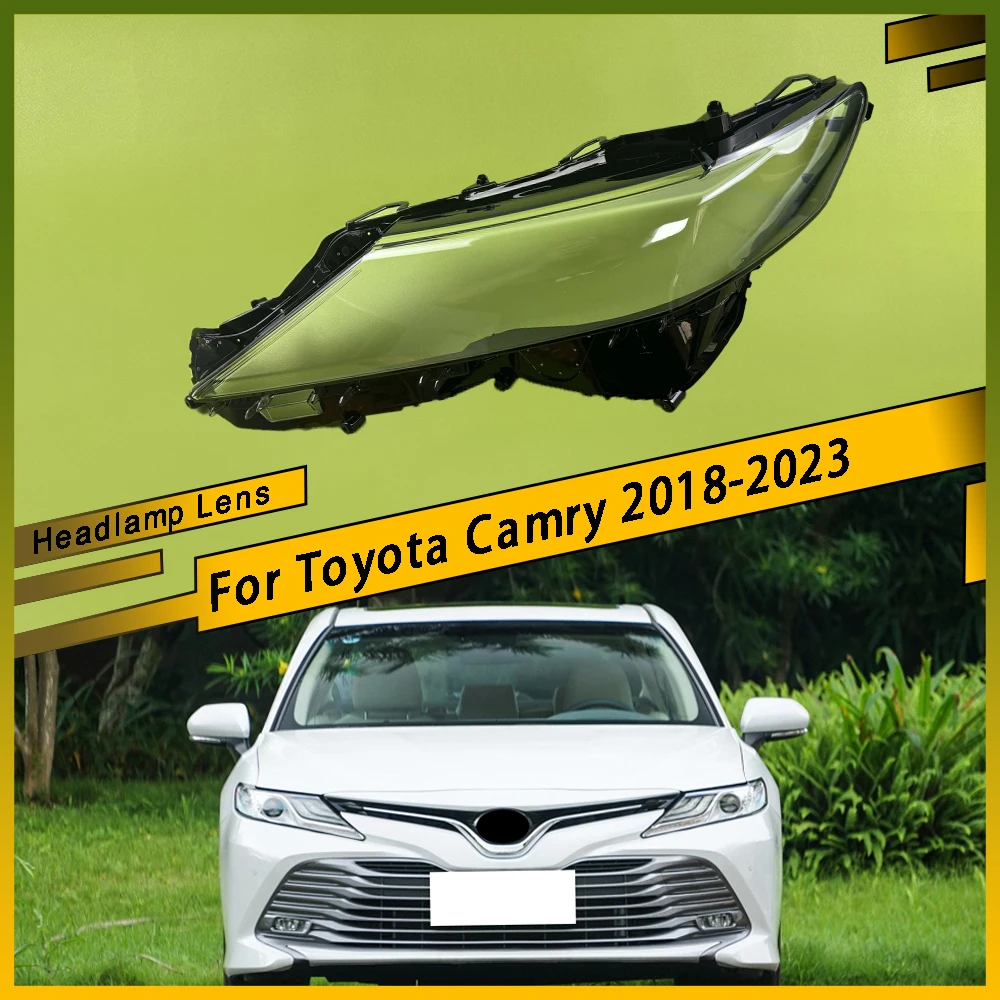 For Toyota Camry 2018 - 2023 Car Front Headlight Cover Clear Light Glass Shell Head Mask Headlamp Transparent Lampshade Cover
For Toyota Camry 2018 - 2023 Car Front Headlight Cover Clear Light Glass Shell Head Mask Headlamp Transparent Lampshade Cover