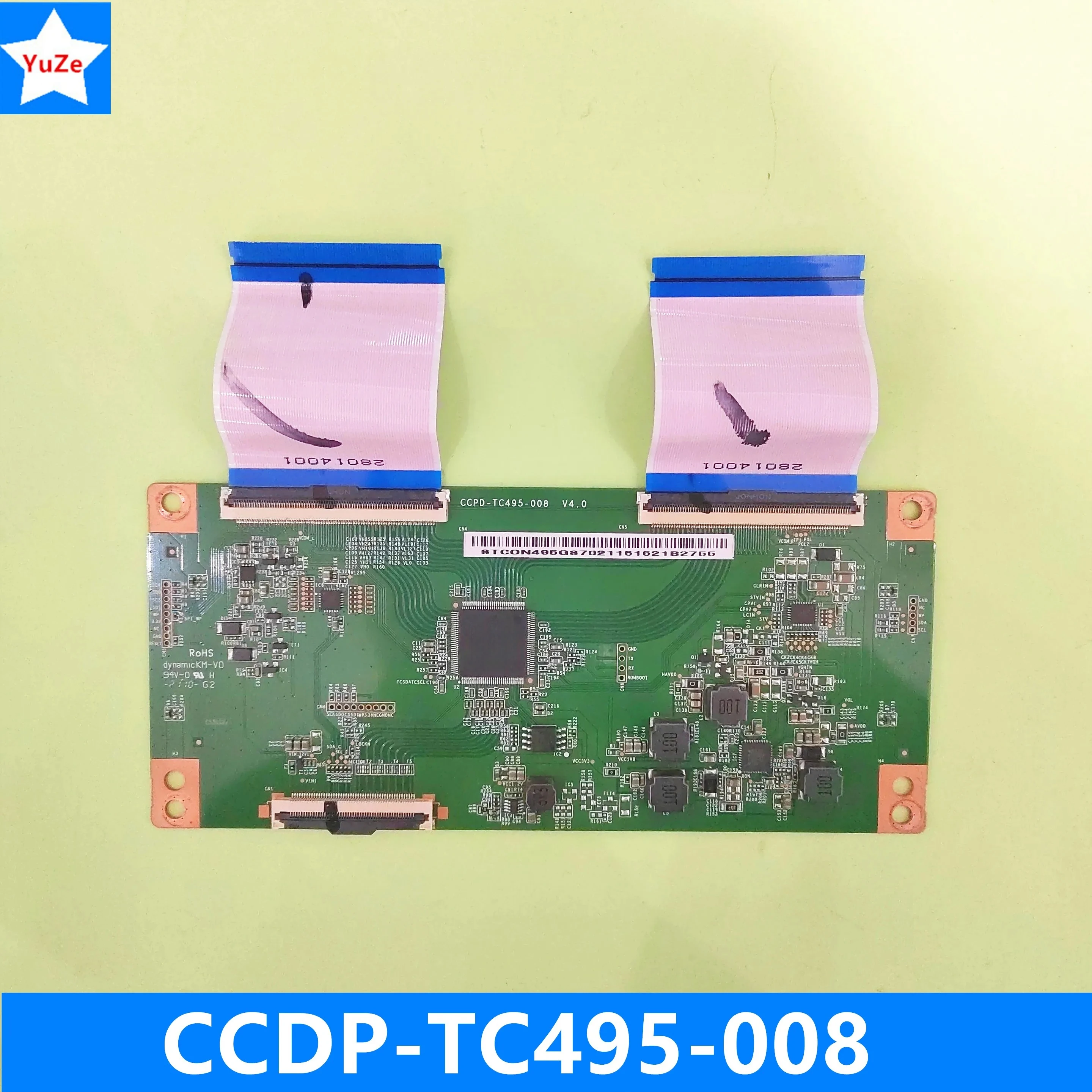 T-con Board STCON495G CCPD TC495 008 V4.0 for 50'' 50 inch 50UHL650 M50Q6-J01 V505-J01 50PFL5766/F7E E4AA50R TV Logic Board
T-con Board STCON495G CCPD TC495 008 V4.0 for 50'' 50 inch 50UHL650 M50Q6-J01 V505-J01 50PFL5766/F7E E4AA50R TV Logic Board