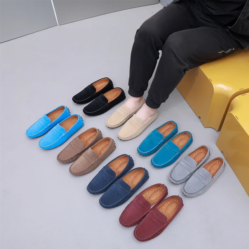 Multiple Colors Men Casual Shoes Fashion Men Shoes Suede Cow Leather Loafers Moccasins Slip On Men's Flats Male Driving Shoes
Multiple Colors Men Casual Shoes Fashion Men Shoes Suede Cow Leather Loafers Moccasins Slip On Men's Flats Male Driving Shoes