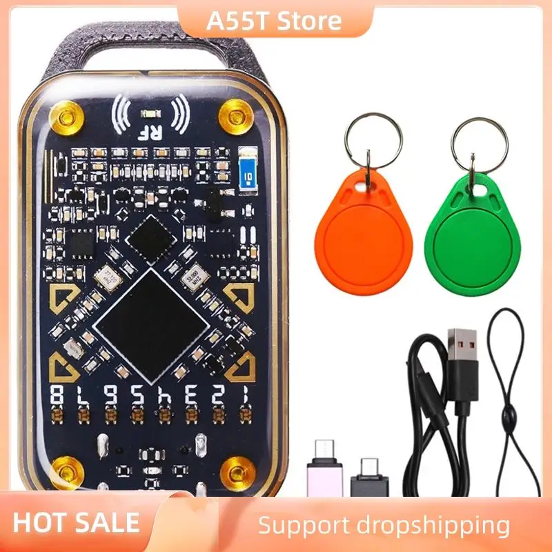 A55T Chameleon Ultra RFID Smart Chip Reader+2XUID Keychain Smart Card Emulator NFC Duplicator 125K 13.56Mhz ID IC Card Decode
A55T Chameleon Ultra RFID Smart Chip Reader+2XUID Keychain Smart Card Emulator NFC Duplicator 125K 13.56Mhz ID IC Card Decode
