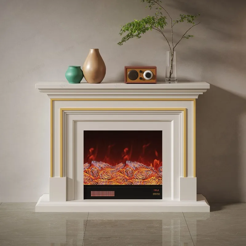 European solid wood fireplace creamy white entrance entrance fireplace cabinet decoration French Internet celebrity fireplace
European solid wood fireplace creamy white entrance entrance fireplace cabinet decoration French Internet celebrity fireplace