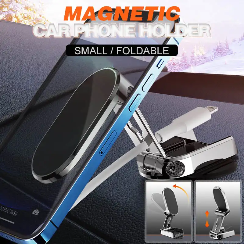 Strong Magnetic Folding Holder 360° rotating cell phone holder navigation stand with adjustable base Dropshipping
Strong Magnetic Folding Holder 360° rotating cell phone holder navigation stand with adjustable base Dropshipping