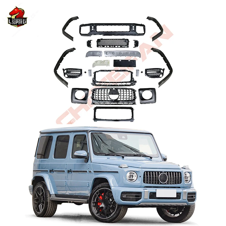 W464 G63 Style Body Kit for benz G-class W464 Upgrade AMG Style G350 G450 G500 G550 Front Bumper with Grille Rear Car Bumper
W464 G63 Style Body Kit for benz G-class W464 Upgrade AMG Style G350 G450 G500 G550 Front Bumper with Grille Rear Car Bumper