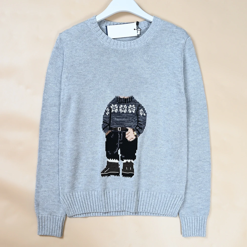 Casual Cotton Knitted Long Sleeve round Neck Sweater for Women Spring Autumn New Style Cartoon Pattern Knitwear Online Exclusive
Casual Cotton Knitted Long Sleeve round Neck Sweater for Women Spring Autumn New Style Cartoon Pattern Knitwear Online Exclusive