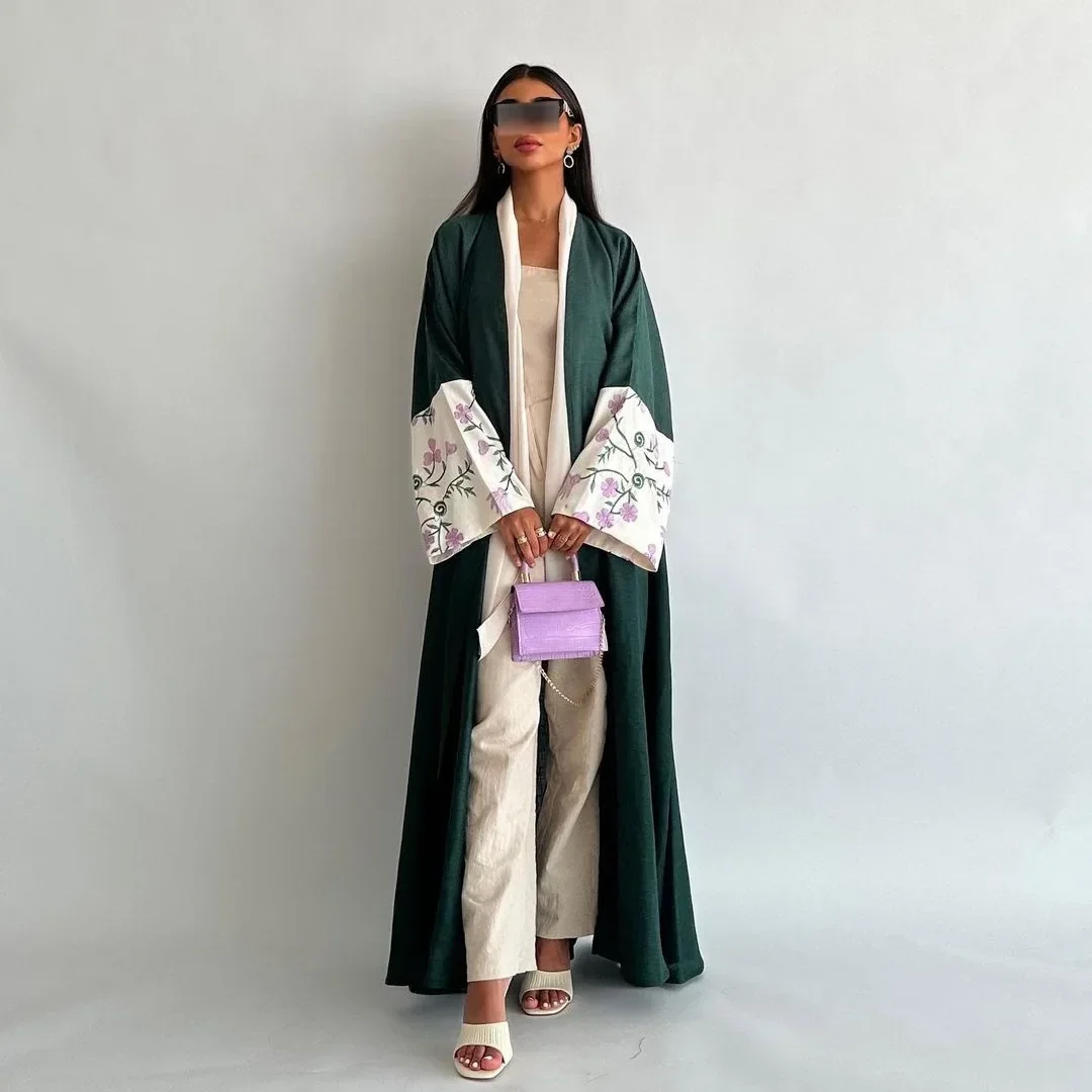Ramadan Kimono Cardigan Open Abaya Women Muslim Dress Eid Djellaba Islam Jalabiya Caftan Marocain Femme Robe Kaftan Kebaya Gown
Ramadan Kimono Cardigan Open Abaya Women Muslim Dress Eid Djellaba Islam Jalabiya Caftan Marocain Femme Robe Kaftan Kebaya Gown