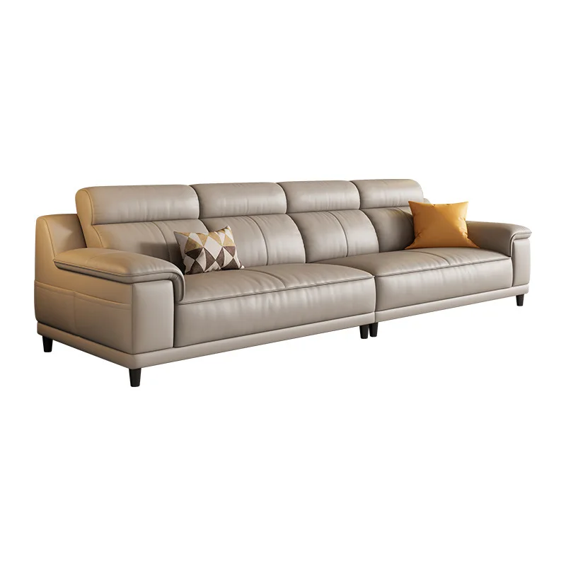 Leather sofa thickened first layer cowhide Italian minimalist living room tofu block high backrest size apartment straight row s
Leather sofa thickened first layer cowhide Italian minimalist living room tofu block high backrest size apartment straight row s