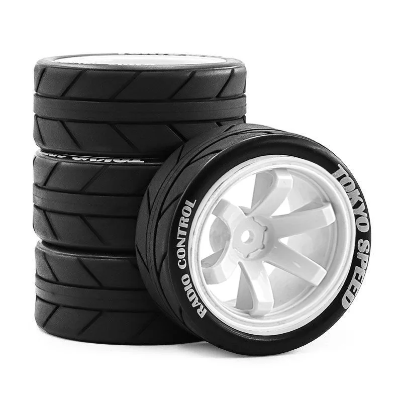 4pcs 65mm Rubber Tire Wheels Hex 12mm for Tamiya TT01 TT02 TA06 1/10 Scale RC Racing Car Upgrade Tyres
4pcs 65mm Rubber Tire Wheels Hex 12mm for Tamiya TT01 TT02 TA06 1/10 Scale RC Racing Car Upgrade Tyres